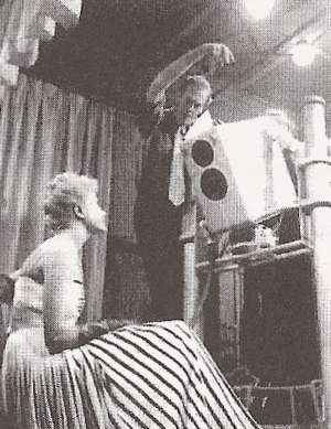 Studio-opnamen modeshow Lampe 1948